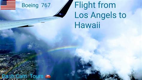 Delta Airlines Flight 1283 from Los Angeles to Honolulu, Oahu, Hawaii ...