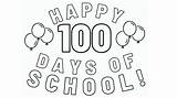 100th Day Coloring Sheet Pages sketch template