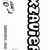 Xzavier coloring Pages  Hellokidscom sketch template