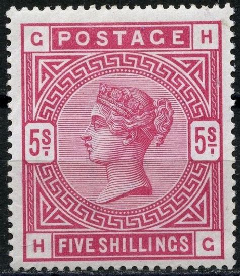 Just Listed! GREAT BRITAIN QUEEN VICTORIA 5/ SCOTT#108 VF MINT LIGHT ...