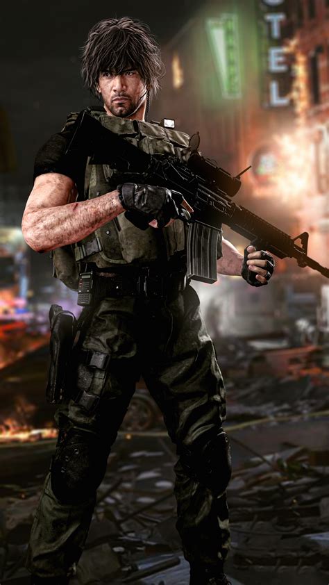 2160x3840 Carlos Oliveira Resident Evil 3 Sony Xperia X,XZ,Z5 Premium ...