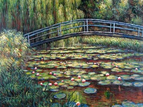 Claude Monet The Water Lily Pond Pink Harmony Painting ...