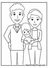 Printable Family Coloring Pages sketch template
