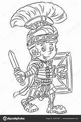 Roman Soldiers Coloring Pages sketch template