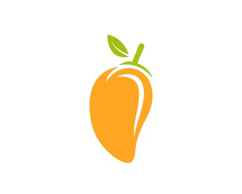 Mango in flat style mango logo mango icon vector image 619766 Vector Art at Vecteezy