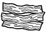 Bacon Printable Coloring Pages sketch template