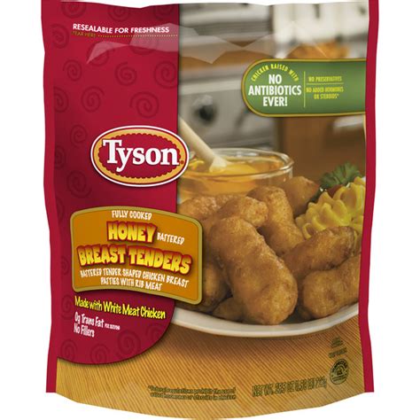 Save on Tyson Breaded Chicken Breast Tenders Honey Battered Fully ...