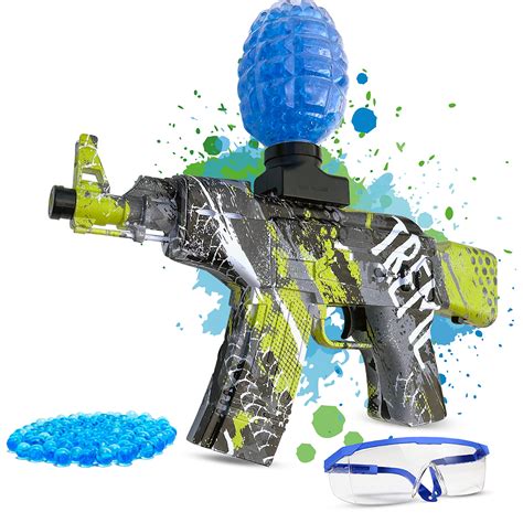 Buy Figurati Gel Blaster Automatic - Splatter Ball - ak47 Gel Blaster Accessories Included ...