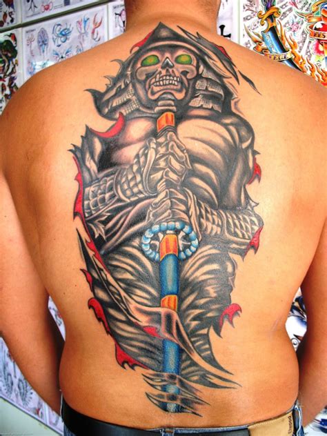 Samurai Design Tattoo