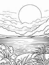 Sunrise 5 coloring Page  Download Print Or Color Online For Free sketch template