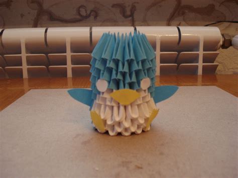 3D Origami Penguin Tutorial