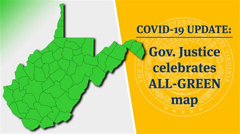 COVID-19 UPDATE: Gov. Justice celebrates ALL-GREEN map