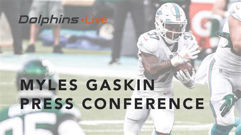 Myles Gaskin Jets-Dolphins Postgame Press Conference