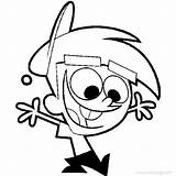 Fairly OddParents Coloring Pages Character Timmy Turner  XColoringscom sketch template