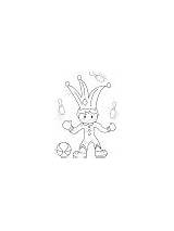 Juggler coloring Pages sketch template