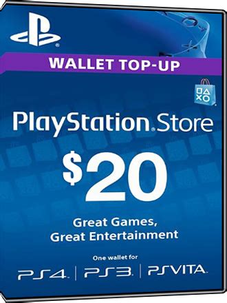 Buy Playstation Network Card 20 Dollar, PSN Card 20 $ US