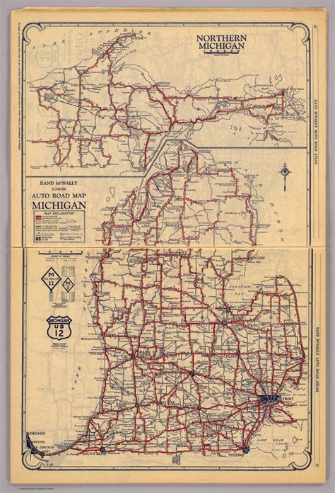 Historic Michigan Road Maps