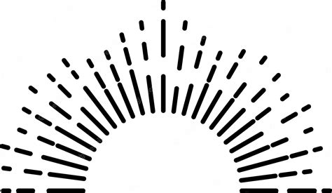 Insignia de sol vintage logotipo de luz de mañana retro | Vector Premium