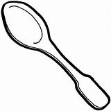 Spoon coloring page Free Printable pages – Artofit sketch template