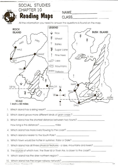 Social Studies Skills | Mr. Proehl's Social Studies Class - Map Skills Quiz Printable ...