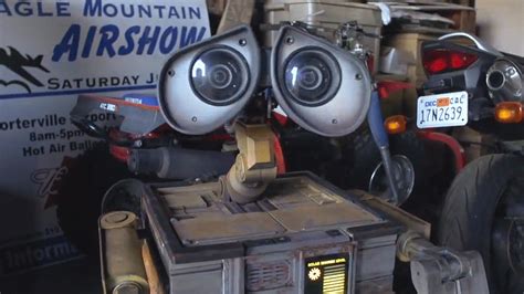 Wouldn't you like to have this awesome real-life Wall-E robot?