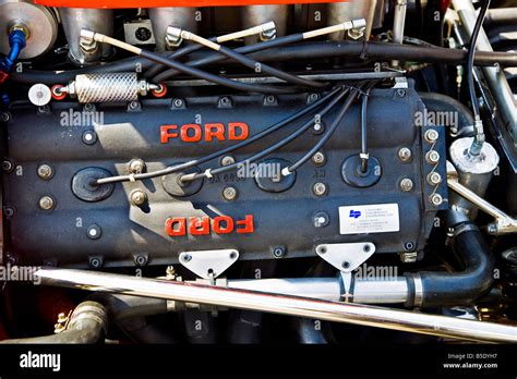 Ford F1 moteur sur une voiture de grand prix de Formule 1 Photo Stock ...