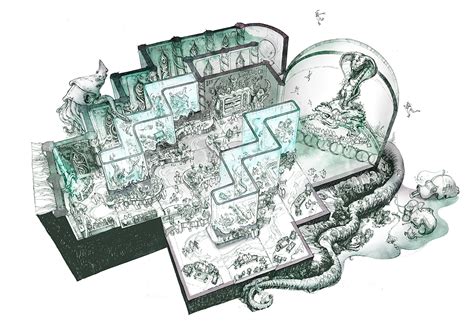 Slytherin Common Room Redesign - Illustration West 55