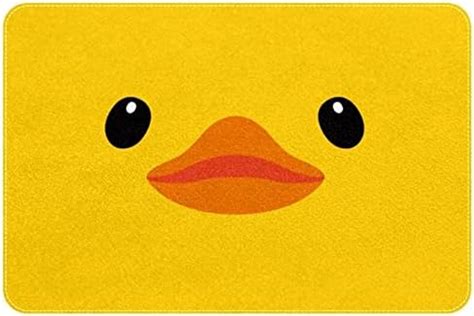 Amazon.com: Cute Little Duck Bath Rugs Absorbent Non Slip Door Mats Soft Carpet Washable Doormat ...