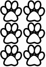 Tiger Paw Print Coloring Page Sketch sketch template