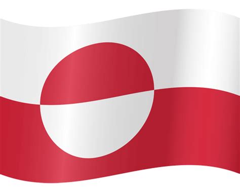 Greenland flag icon - Country flags