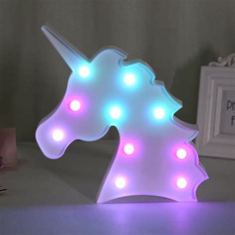 Light up your home with this beautiful and fun duo color unicorn. It ...