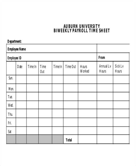 FREE 48+ Printable Payroll Templates in PDF | MS Word | Excel