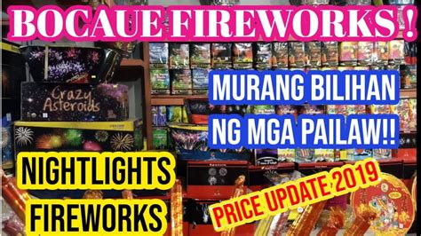 PINAKAMURANG BILIHAN NG FIREWORKS PARA SA NEW YEAR!! WELCOME 2020!! BOCAUE BULACAN!! - YouTube