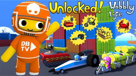 WE UNLOCK FOUR VEHICLES & DANCING CRAB HAT IN WOBBLY LIFE 0.7.7.1 👀 - YouTube