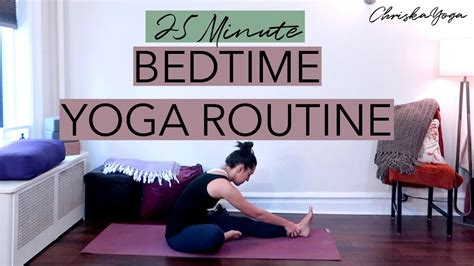 25 Min Bedtime Yoga Routine | Yoga to Help You Sleep | ChriskaYoga - YouTube