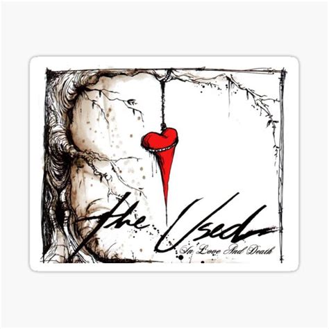 "the used band logo band" Sticker for Sale by sulrik9 | Redbubble