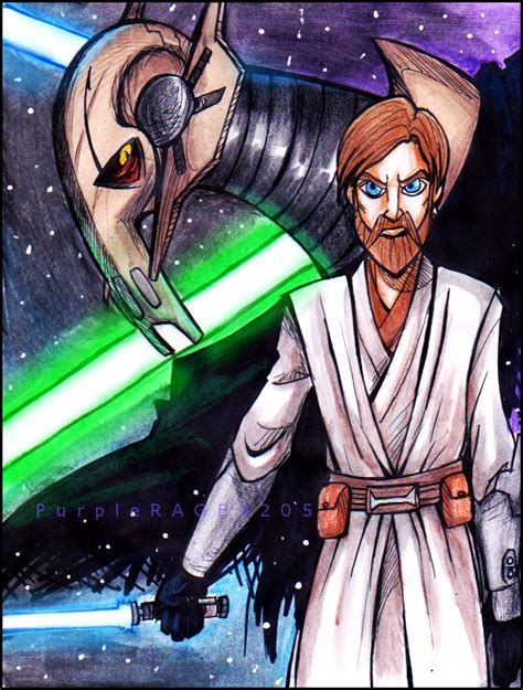 General Grievous vs Obi Wan Kenobi by PurpleRAGE9205 on DeviantArt