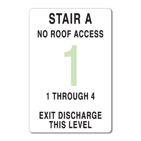 Floor Number Signs - Rising Signs