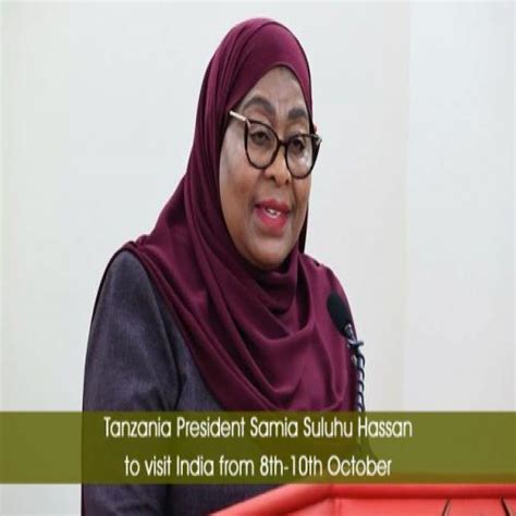 Tanzania President Samia Suluhu Hassan to visit India from 8th-10th October | Sakshi Education