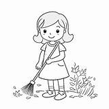 Free Rake coloring Pages – Coloring Corner sketch template