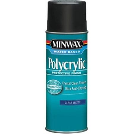 Minwax 366660000 11.5 oz Polycrylic Water-Based Polyurethane Aerosol ...