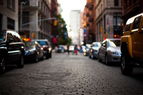 city, Street, Car, Depth Of Field, Bokeh Wallpapers HD / Desktop and Mobile Backgrounds