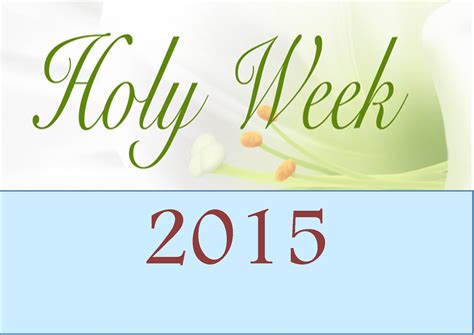 Holy Week and Easter 2015 | Irish Catholic Bishops' Conference