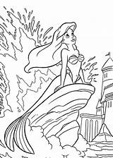 Ariel Coloring Pages Free sketch template