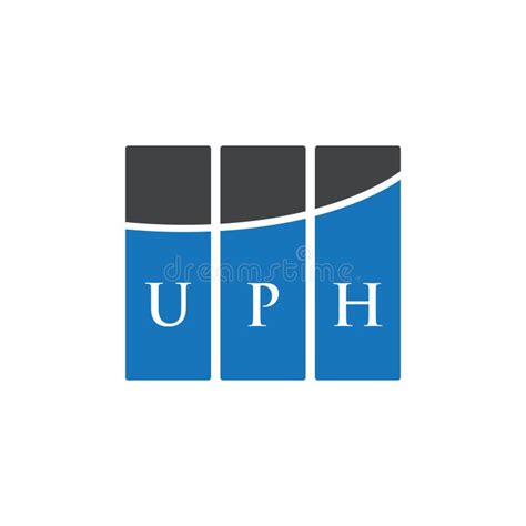 UPH Letter Logo Design on White Background. UPH Creative Initials Letter Logo Concept Stock ...