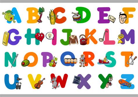 English Alphabet Clipart