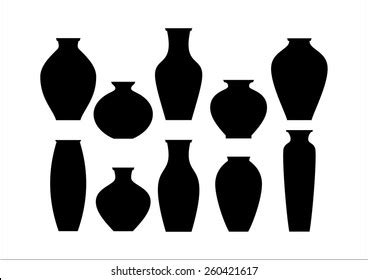 Large Collection Different Vases Linear Style Stock Vector (Royalty Free) 1470611405 | Shutterstock