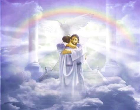 una foto de jesus recibiendo a sus hijos | Heaven pictures, Jesus ...