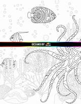 Oceans PDF Book  Oui Color Coloring Books sketch template