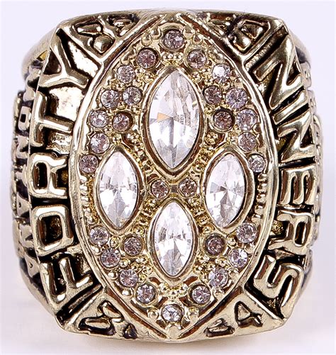 Joe Montana 49ers High Quality Replica 1989 Super Bowl XXIV Championship Ring | Pristine Auction